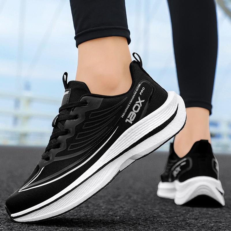 Youth Style Shoes Lightweight Running Shoes Boys Teens Comfortable Soft Sole Carbon Plate Sport Sneakers Low Top Casual