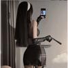 Halloween Dessous Nonnenuniform Verführungsanzug Lackleder Dienstmädchen-Outfit Ausziehbar Leidenschaftskleidung F780
