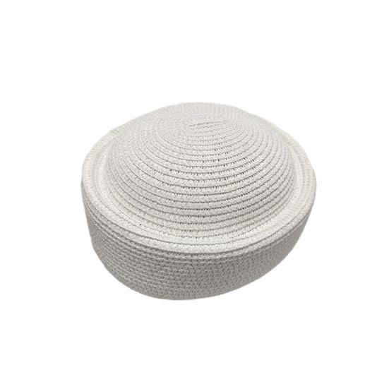 

Stewardess Hat Lightweight Breathable UV Protection Straw Hat Outdoor Beach Sun Hat Summer Accessory білий