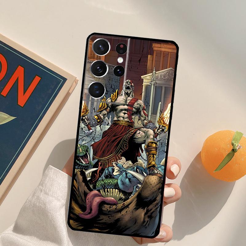 

God Of War Phone Case For Samsung Galaxy S26 S25 S20 S21 S22 S23 S24 Ultra S10 Plus S25 FE Back Cover Galaxy S24 Plus