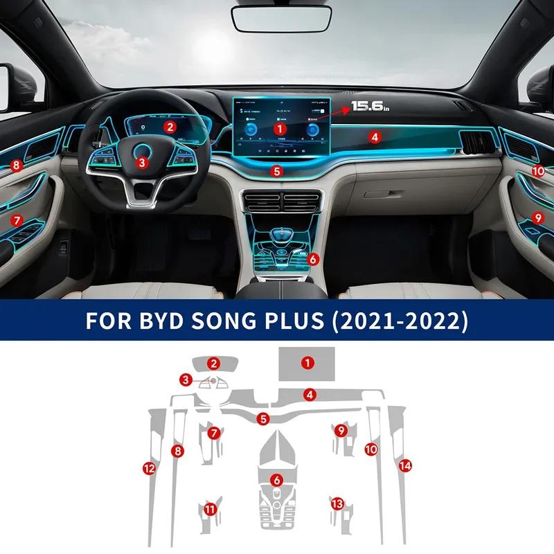 Auto Mittelkonsole Navigationsbildschirm trument TPU Schutzfolie für BYD Seal U Sealion 6 Song Plus DM-i EV -2025