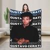 Gustavo Cerati Argentine Singer Blanket Warm Soft Print Plush Throw Blanket For Girls Boys Bedroom Flannel Bedspread Bed Cover