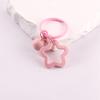 Korean Style Sweet Acrylic Star Keychain Pendant with DIY Perler Beads