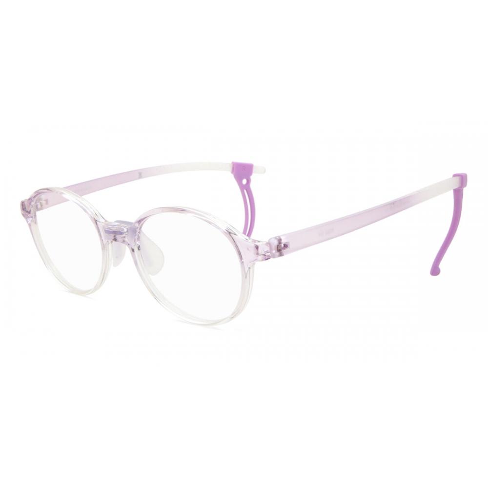 Full Rim Round Transparent Purple Smartbuy Kids Muffin 7022 C4 Fashion Kids Eyeglasses