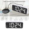 Extra Loud Dual Alarm Clock with Bed Shaker LED Display Bed Shaking Alarm Clock Snooze Function for Heavy Sleepers