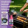 JAKEHOE 120ml Grillrostreiniger Kraftvolle Reinigung Hartnäckiges Fett Entfernt Kohlenstoffablagerungen Sichere Formel Keine Beschädigung für den Grill