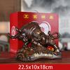 European Style Resin Bull Statue Modern Art Sculpture Home Auspicious Animal Best Gift Simple Taurus Ornament