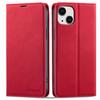 FORWENW Fantasy Series for iPhone 15 Plus Shockproof Wallet Phone Case Skin-touch Leather Wallet Phone Cover