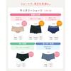Wing/Wacoal Sanitary Shorts [Body Fabric: Organic Cotton Blend] Compatible with Winged Pads, Regular Length, Women's, EC8500, Sizes BL and L