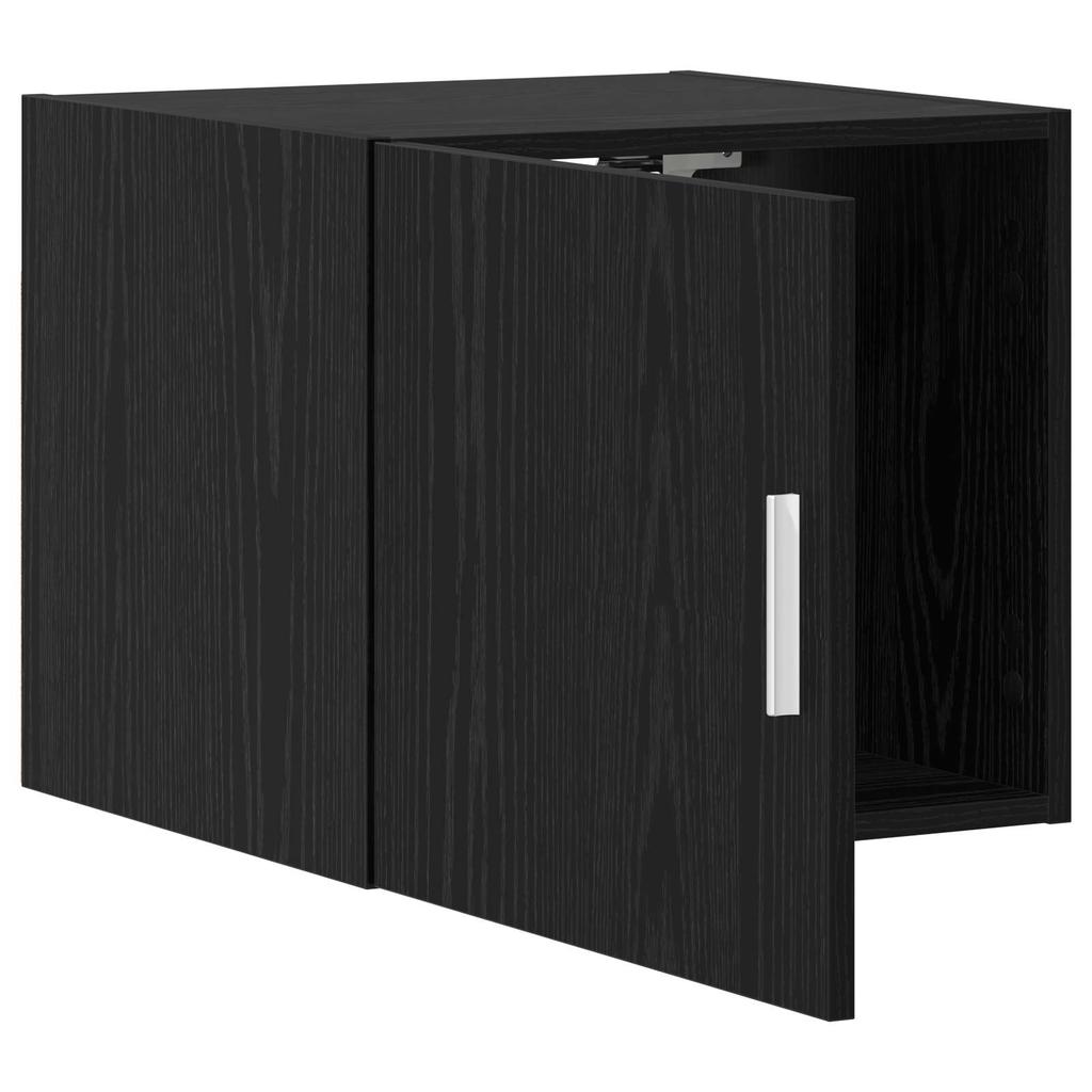 Wall Cabinet Black Oak 45 x 42.5 x 40 cm Engineered Wood