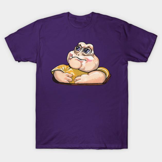 Men Black Print T-shirt Baby Dinosaur No-Cut Transfer Paper Print Cotton Tshirt XL фиолетовый