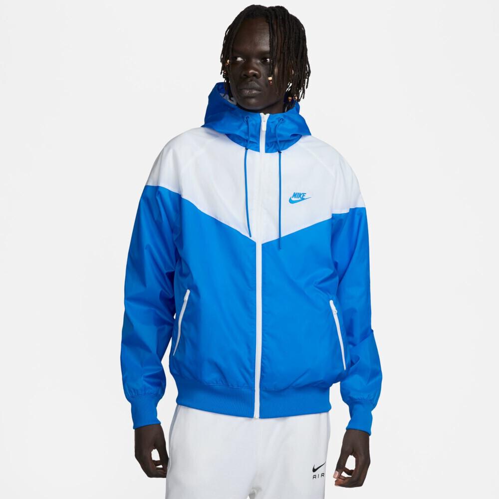 

Куртка Nike Sportswear Windrunner (DA0001) мужская Heritage Essentials Windrunner (DA0001) фото синий/белый/синий XS