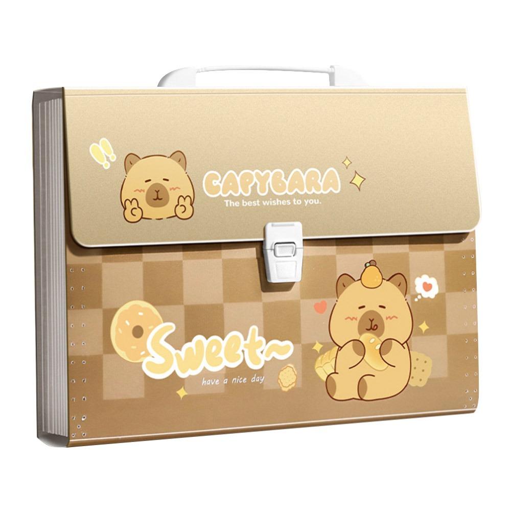 

13-шарова папка для документів Капібара, сумка для зберігання тестових робіт для студентів та офісних працівників C