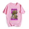 Yoshikage Kira Jojos Bizarre Adventure Anime Trend T-Shirt Baumwolle Grafik-T-Shirt Unisex Unisex Sommer Streetwear