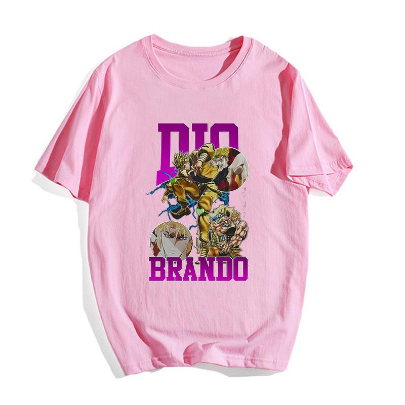 Yoshikage Kira Jojos Bizarre Adventure Anime Trend T-Shirt Baumwolle Grafik-T-Shirt Unisex Unisex Sommer Streetwear