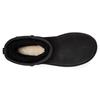 UGG Classic Mini Leather Snow Boots Black Women's 1016558-BLK