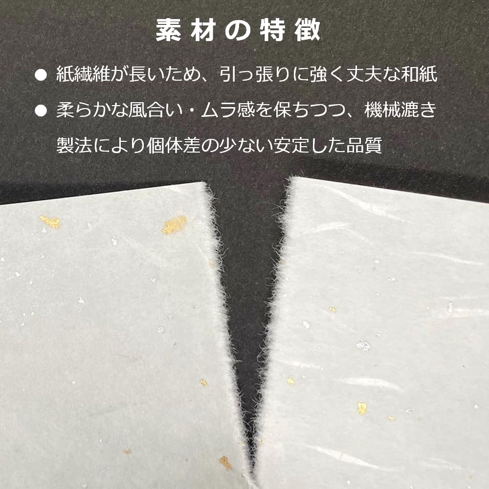 Paper Entrance OA Washi A4 Gold and Silver Tairei 100 Goshuin 55209 Paper, Size, Sand, Paper, Sheets, Iyo-made, (Temple Stamp) Stationery,