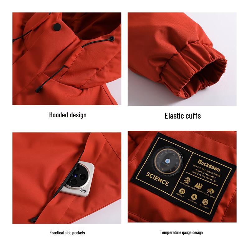 Jeanswest Men's Hooded Winter Padded Jacket