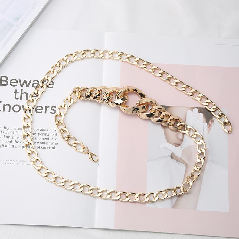 Fashion Metal Chain Waist Band For Women Elegant Dress Waist Decor For All Seasons