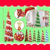 5FT Christmas Tree Decorations Indoor, Artificial Christmas Tree Skinny Christmas Trees Or Christmas Home Room Apartment Decor