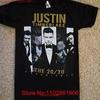 Justin Timberlake 20 Experience Concert Tour 2013 Pop Soul R B T Shirt Adult Vintage Washed Stylish Unisex Versatile Stretched