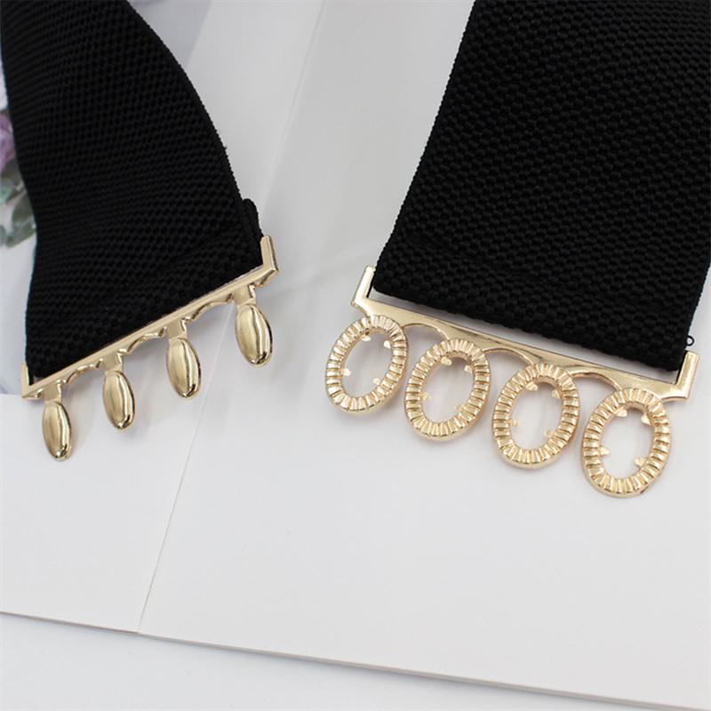 Women Wide Waist Stretch Cinch Girls Waistband Waist Seal Wide Belts