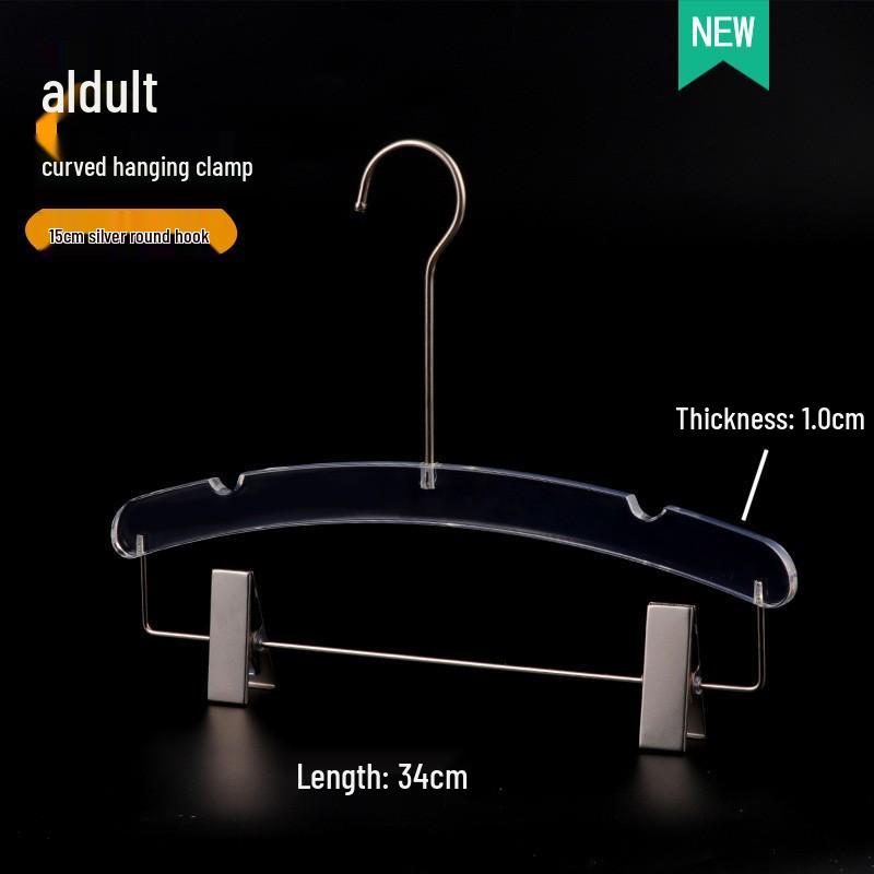 Acrylic Non-slip Hangers for Children's, Men's, and Women's Clothing