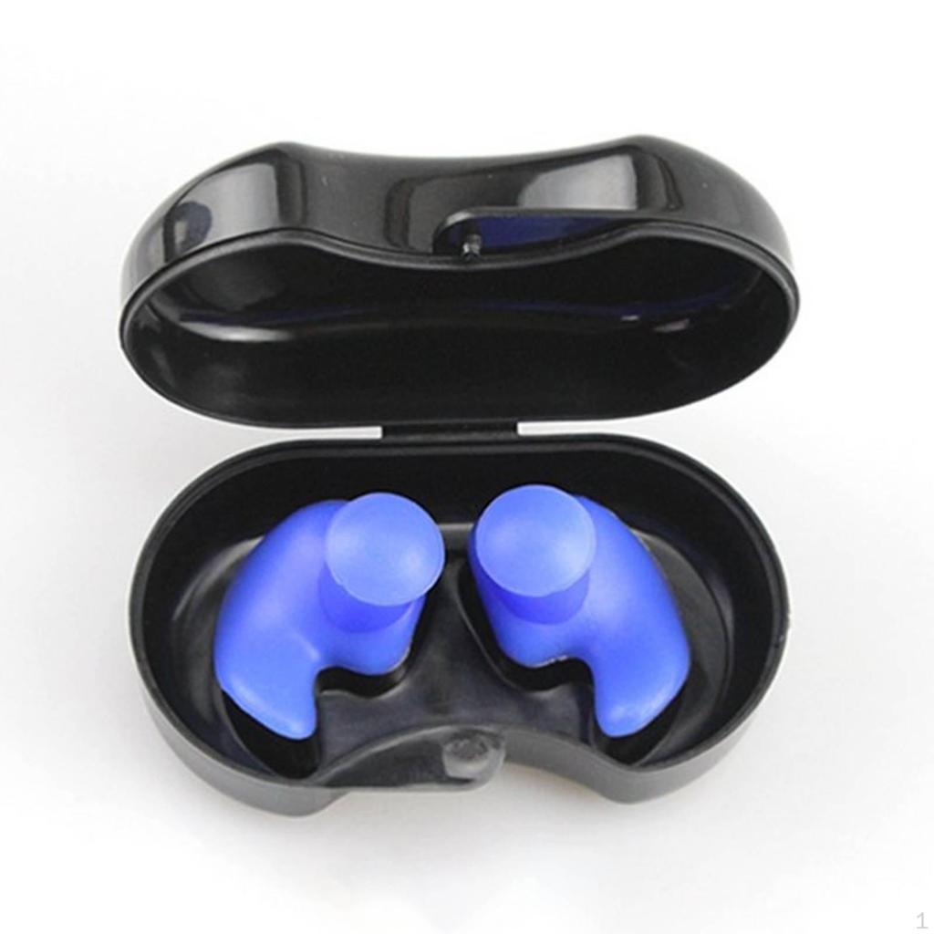 Silicone Swimming Earplugs Comfortable Fit Waterproof Reusable Ear plug