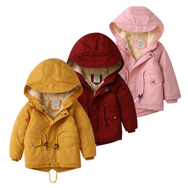 Giacche Invernali in Pile da Esterno per Bambini per Ragazzi con Cappuccio Calde Bambini Ragazzo Capispalla Antivento Autunno Casual Cappotti Abbigliamento per Neonato