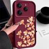 Orange Blossoms Floral Pattern Case For Xiaomi 14T 13T 11T Pro Funda Redmi Note 14 13 Pro 5G 4G 12 11 Shockproof Bumper Silicone Cover