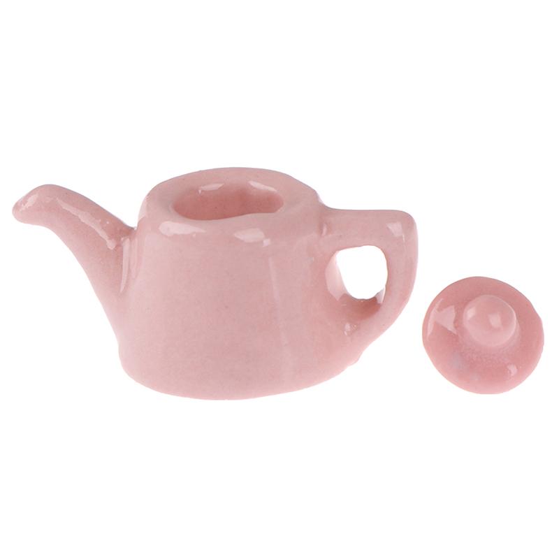 5Pcs/Set 1:12 Dollhouse Miniature Modern Porcelain Tea Cup Set