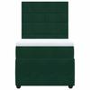 Maison Exclusive - Sommier à lattes de lit et matelas Vert foncé 80x200 cm Velours