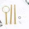 Handle Cake Stand Party Rod Tray Accessories Wedding Baking Zinc Alloy Cupcake Plate DIY Fitting Handle Brand New