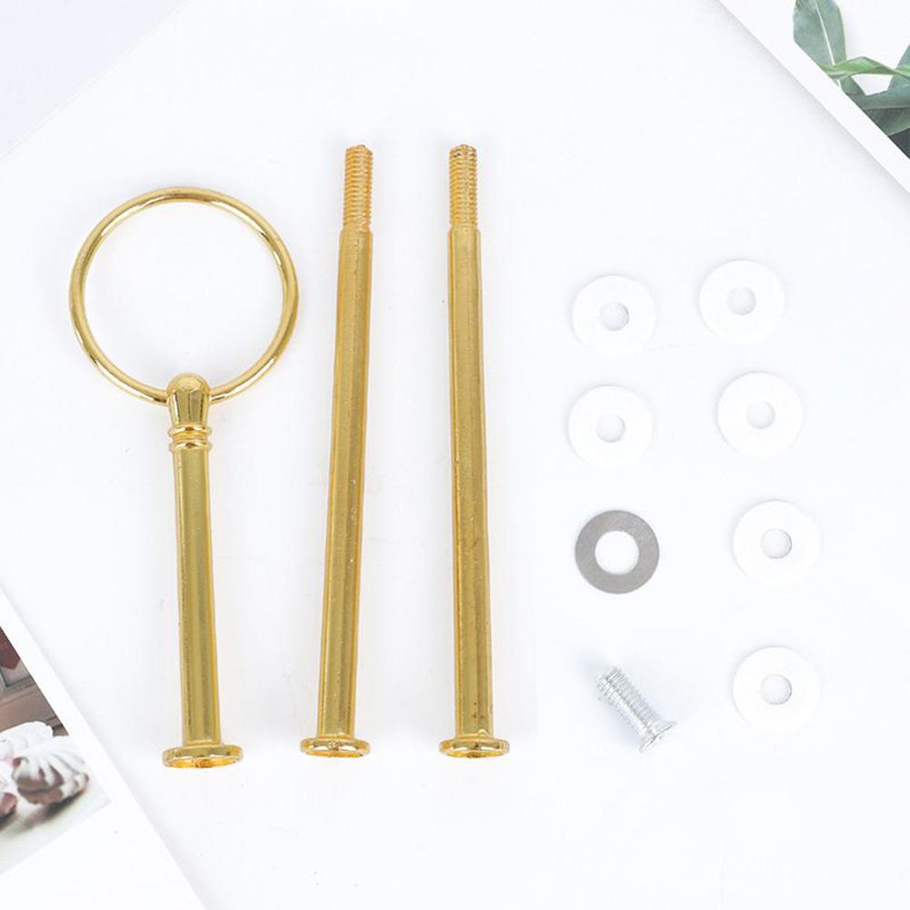Handle Cake Stand Party Rod Tray Accessories Wedding Baking Zinc Alloy Cupcake Plate DIY Fitting Handle Brand New