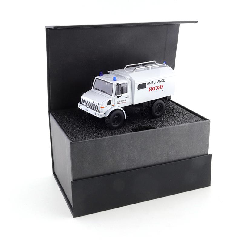 MASSDI 1/64 Unimok U1300L Off-road RV Truck Special Rescue Truck Car Alloy Motor Vehicle Diecast Metal Model Kids Toys for Boys