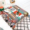 Bohemian Tablecloth with Rectangular Mandala Print Ethnic Style Dining Tablecloth Retro Thai Tea Table Cover Cloth Festival Party Home Decorat Fabric