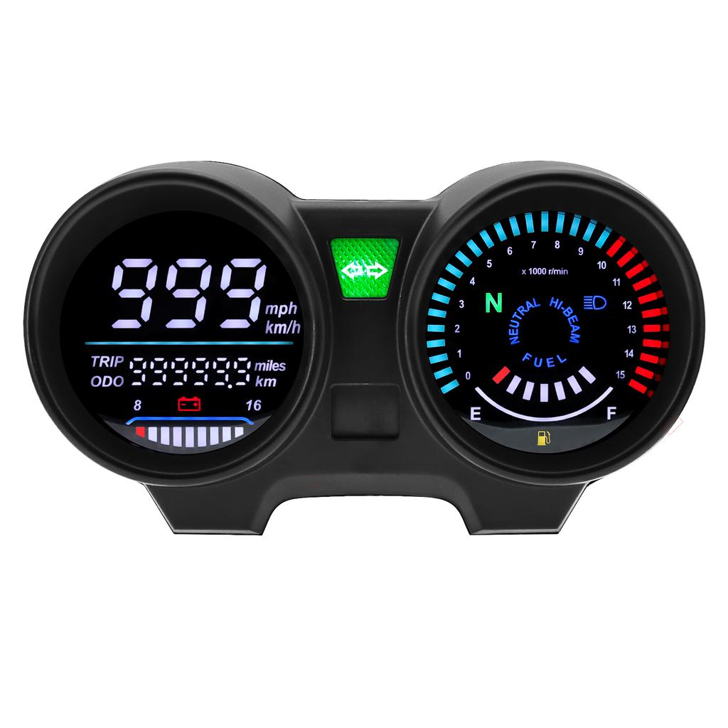 Motorcycle Tachometer Odometerpanel Digital Meter For TITAN 150 Honda CG150 Fan150 Speedometer RPM Meter LED Digital Dashboard