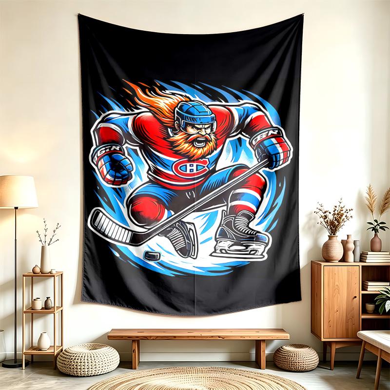 Montreal Canadiens (1) Arazzo Adatto Per Decorare Case Dormitori E Camere Da Letto Morbido Al Tatto E Un Regalo Perfetto Per Amici E Familiari