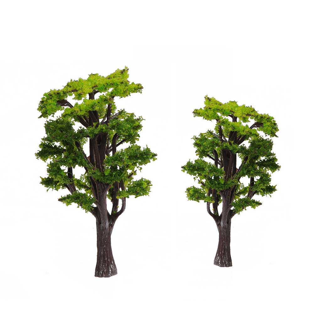 Miniature Tree Sand Table Plant Garden Landscape Ornament Building Model DIY Park Simulation Decoration Scene Placement