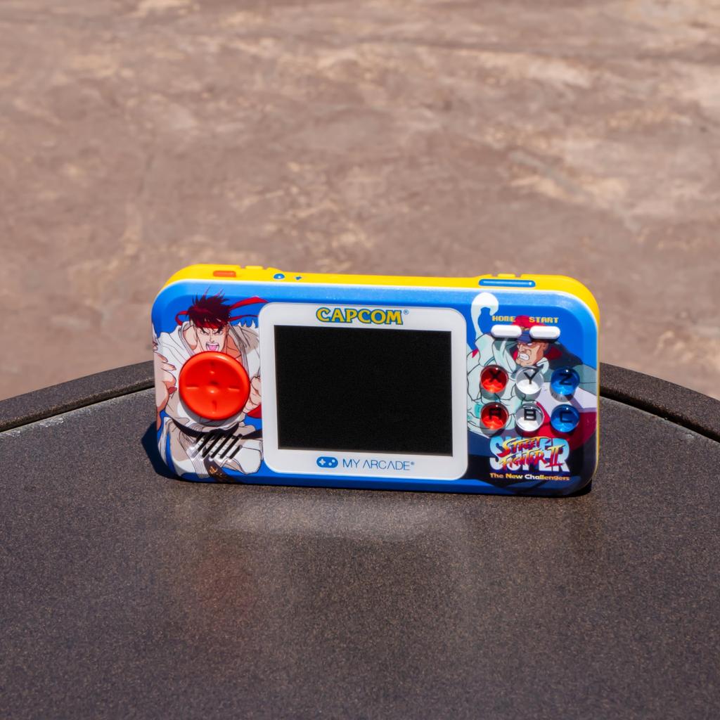 My Arcade Street Fighter II Pocket Player Portable Game System 2 Games 2.75-inch Color Screen