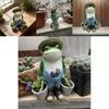 Cute Resin Frog Hanging Decor Miniature Garden Ornament For Office And Home Decor