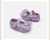 Spring 2026 Korean Style Baby Crystal Bowknot Soft Sole Flats