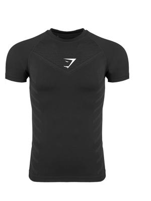 Maglietta da corsa traspirante aderente da uomo Gymshark - Top da fitness a maniche corte