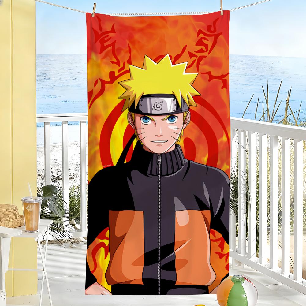 Classic Anime N-Naruto-S-Akatsuki Towel Soft Pool Gift For Travel Gym Shower Camping Quick Dry Sports Large Beach Towels