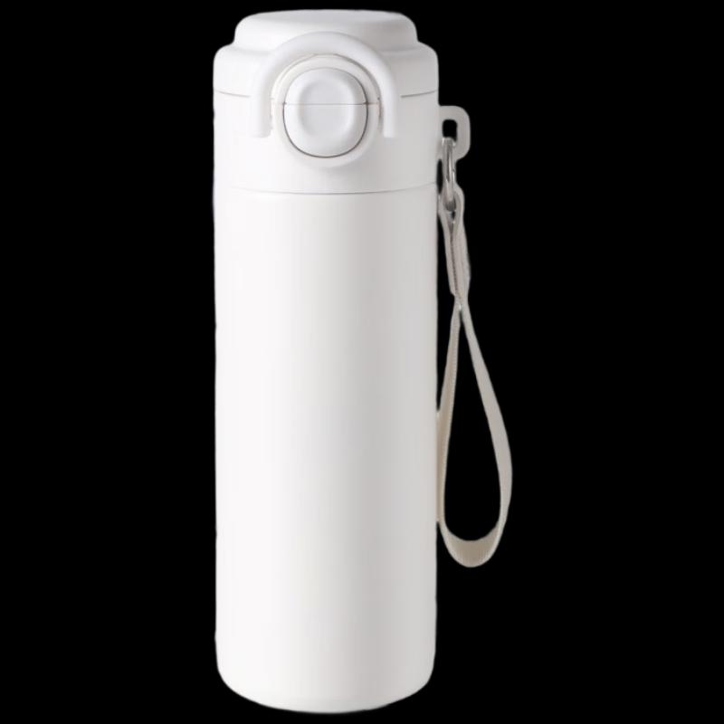 Heyuxi 500ml 316 Stainless Steel Thermal Straw Cup