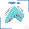Golf Putter Cover Club Protector PU Leather Portable Embroidered Training Supplies Fits Most Putters