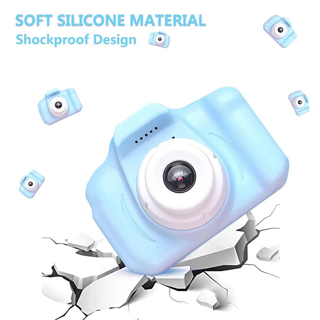 Kids Camera 2inches Screen 13Million Pixels Selfie Digital Cam- for 4 To 12Year Old Girl Boy Christmas Birthday Gift Toy