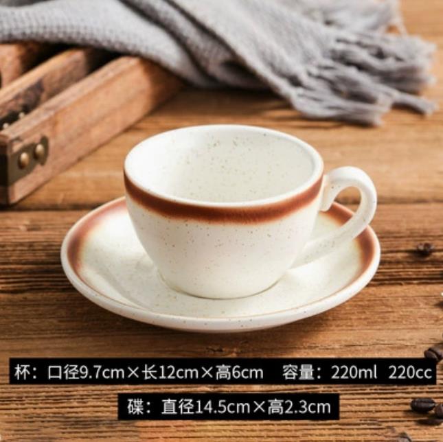 Elegant Coffee Cup with Scoop Saucer,304 Stainless Steel,Espresso Cup,Milk Mug,Cappuccino for Afternoon Tea Camping Cafeteria