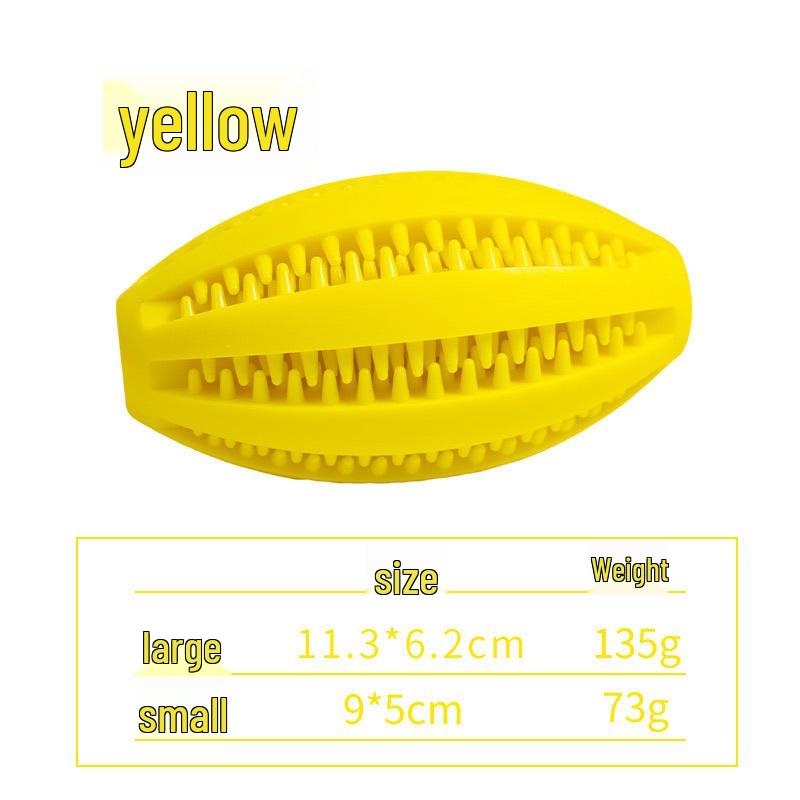 

Border Collie Interactive Rubber Chew Ball - Bite-Resistant, Self-Entertainment Toy for Boredom Relief Small 9x5cm