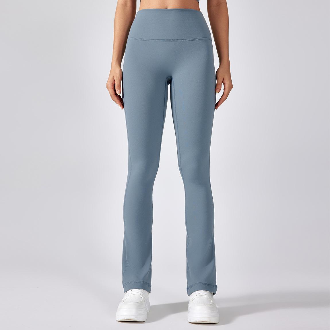 

Новые женские брюки для йоги, нюдовые эластичные фитнес-спортивные расклешенные брюки, облегающие и тонкие, с высокой посадкой, с эффектом «персиковых ягодиц» 12 (140-75kg)